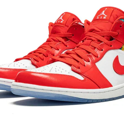 Men's Air Jordan 1 Mid Barcelona Sweater Shoes