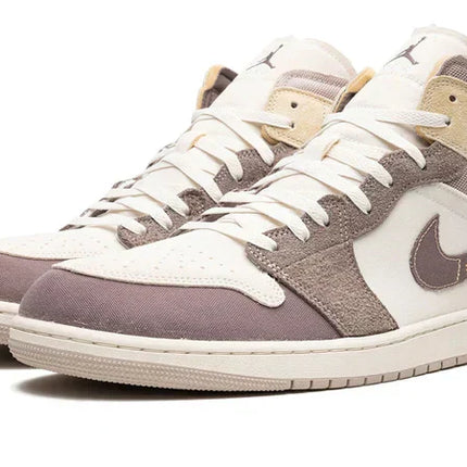 Men's Air Jordan 1 Mid Craft Taupe Haze Shoes