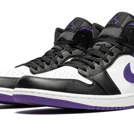 Men's Air Jordan 1 Mid Dark Iris Shoes