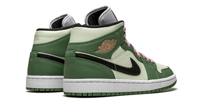 Men's Air Jordan 1 Mid Dutch Green Shoes