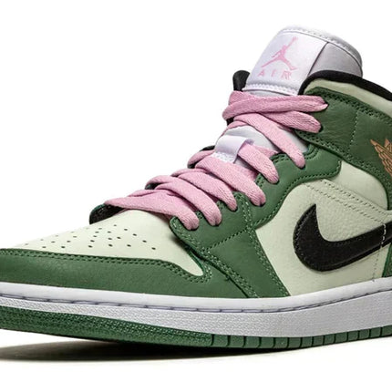 Men's Air Jordan 1 Mid Dutch Green Shoes