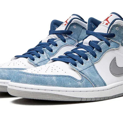 Men's Air Jordan 1 Mid French Blue Shoes