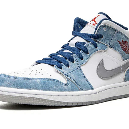 Men's Air Jordan 1 Mid Gold Pendants Shoes