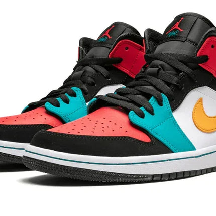 Men's Air Jordan 1 Mid Multicolor Shoes