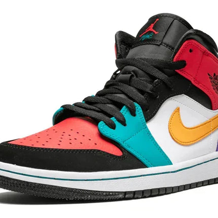 Men's Air Jordan 1 Mid Multicolor Shoes