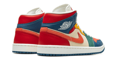 Men's Air Jordan 1 Mid Multi-Color Shoes