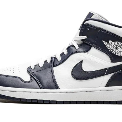 Men's Air Jordan 1 Mid Obsidian Shoes