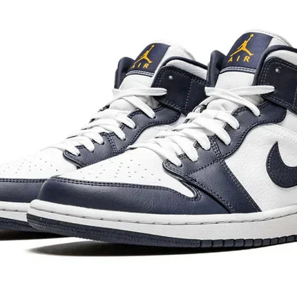 Men's Air Jordan 1 Mid Obsidian Shoes