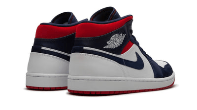 Men's Air Jordan 1 Mid Olympic - USA Shoes
