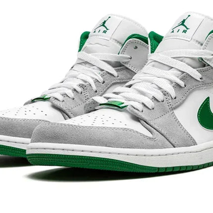 Men's Air Jordan 1 Mid Pine Green Shoes