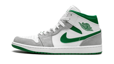 Men's Air Jordan 1 Mid Pine Green Shoes