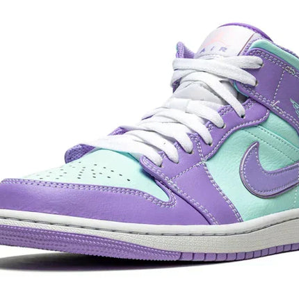 Men's Air Jordan 1 Mid Purple Pulse Shoes