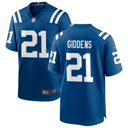 DJ Giddens Indianapolis Colts 2025 Game Jersey - Royal
