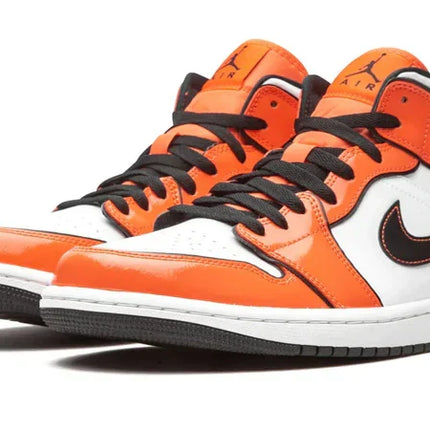 Men's Air Jordan 1 Mid Turf Orange Shoes