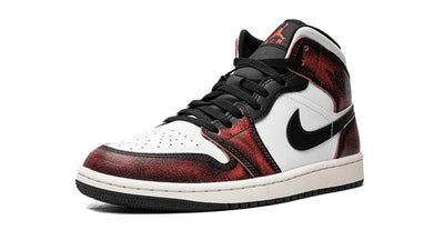 Men's Air Jordan 1 Mid Wear-Away - Infrared Shoes