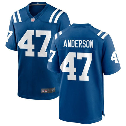 Liam Anderson Indianapolis Colts 2025 Game Jersey - Royal