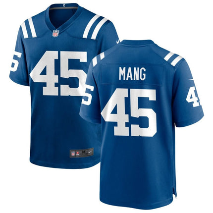 Max Mang Indianapolis Colts 2025 Game Jersey - Royal