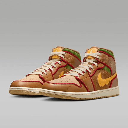 Men's Air Jordan 1 Mid SE Sesame Shoes