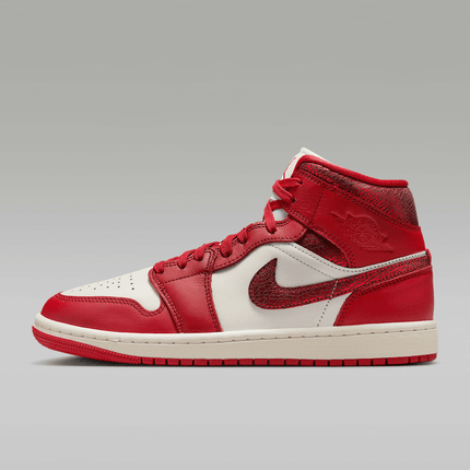 Men's Air Jordan 1 Mid SE Team Red Shoes