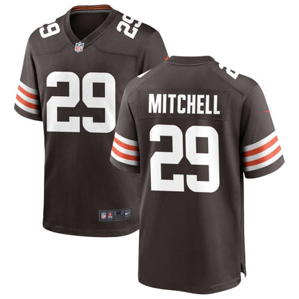 Cameron Mitchell Cleveland Browns 2025 Game Jersey - Brown