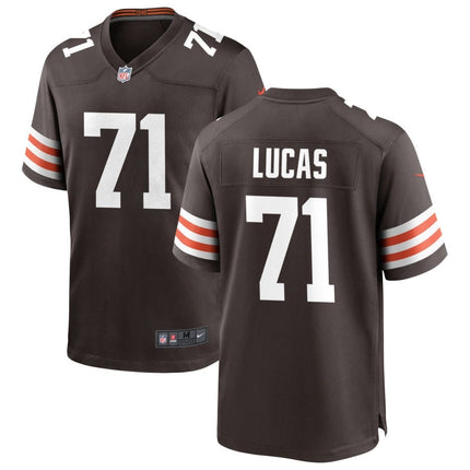 Cornelius Lucas Cleveland Browns 2025 Game Jersey - Brown