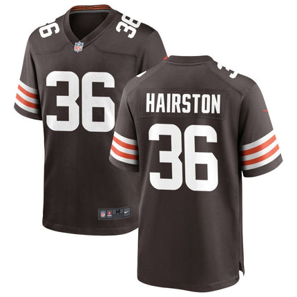 Troy Hairston Cleveland Browns 2025 Game Jersey - Brown