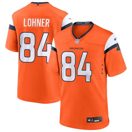 Caleb Lohner Denver Broncos 2025 Game Jersey - Orange