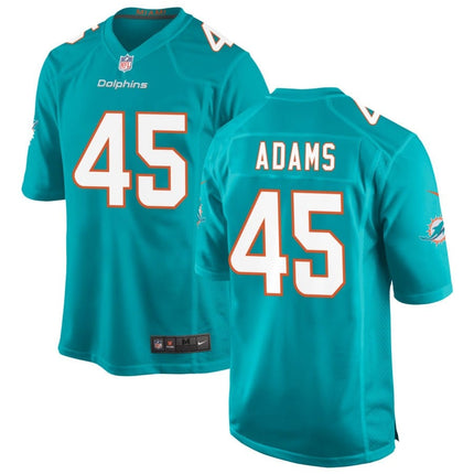 BJ Adams Miami Dolphins 2025 Game Jersey - Aqua