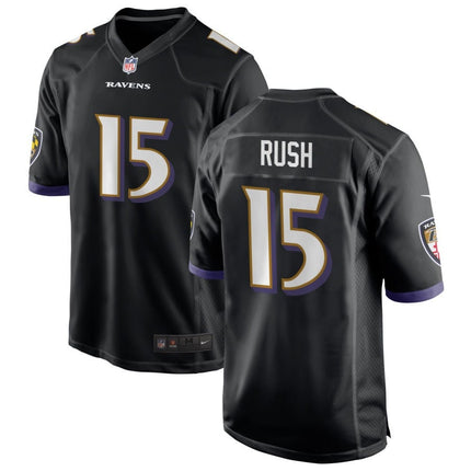 Cooper Rush Baltimore Ravens 2025 Alternate Game Jersey - Black