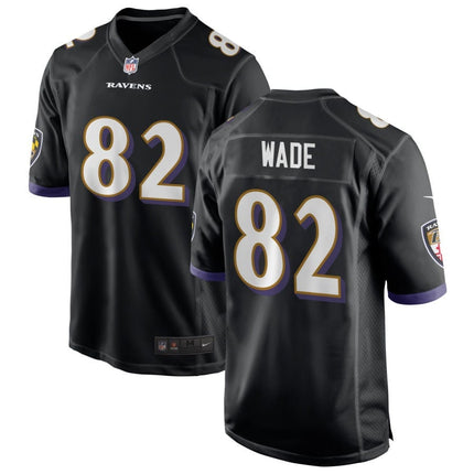 Dayton Wade Baltimore Ravens 2025 Alternate Game Jersey - Black