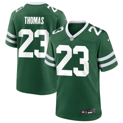 Azareye'h Thomas New York Jets 2025 Game Jersey - Legacy Green