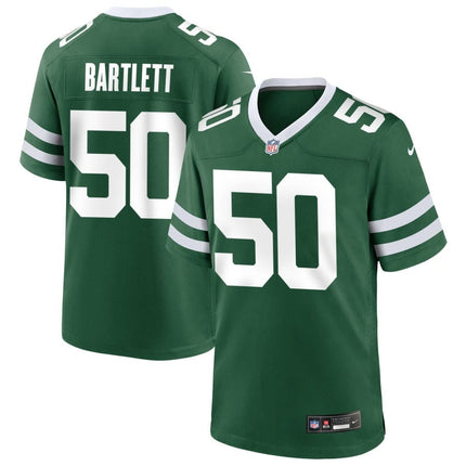 Jared Bartlett New York Jets 2025 Game Jersey - Legacy Green