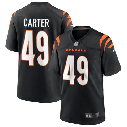 Barrett Carter Cincinnati Bengals 2025 Game Jersey - Black