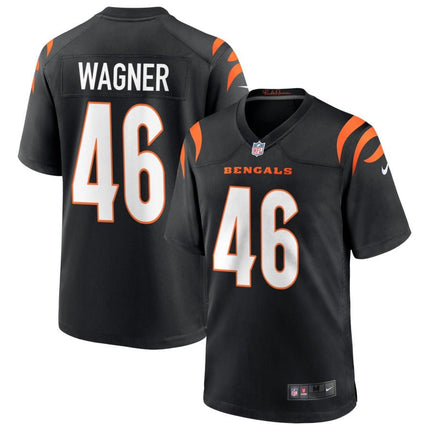 William Wagner Cincinnati Bengals 2025 Game Jersey - Black