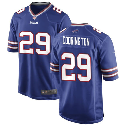 Brandon Codrington Buffalo Bills 2025 Game Jersey - Royal