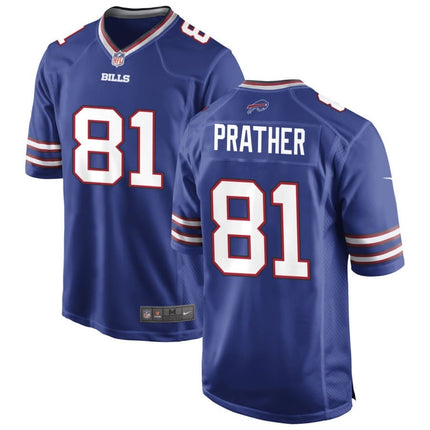 Kaden Prather Buffalo Bills 2025 Game Jersey - Royal