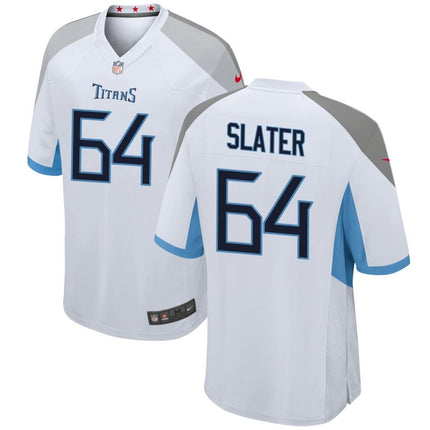 Jackson Slater Tennessee Titans 2025 Game Jersey - White