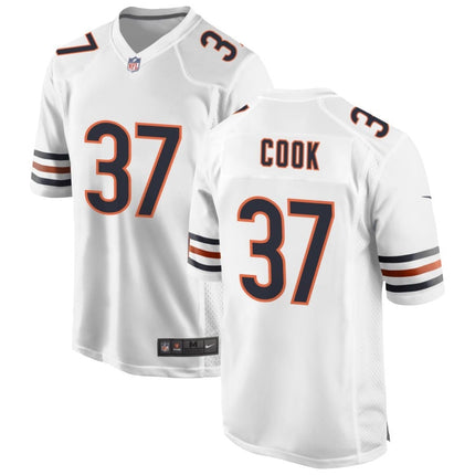 Alex Cook Chicago Bears 2025 Game Jersey - White