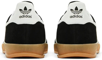 Men's Adidas Gazelle Indoor Black White Gum Shoes