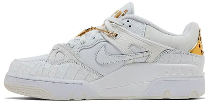 Men's Nigo x Air Force 3 Low SP 'White Metallic Gold' Shoes