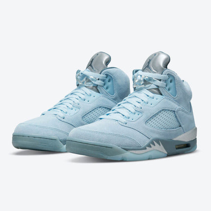 Men's Air Jordan 5 Blue Bird Shoes