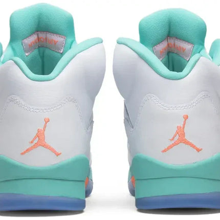 Men's Air Jordan 5 Light Aqua Shoes
