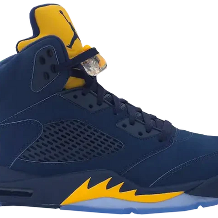 Men's Air Jordan 5 Michigan Wolverines Shoes