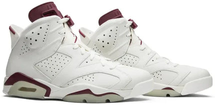 Men's Air Jordan 6 Maroon Shoes