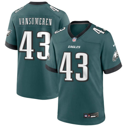 Avery Williams Philadelphia Eagles 2025 Game Jersey - Midnight Green