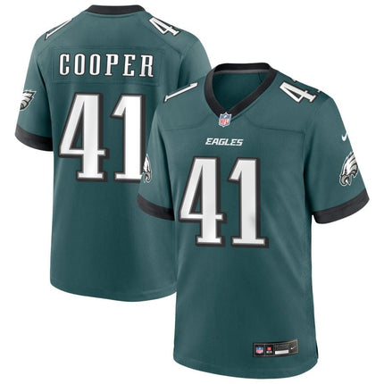 Darius Cooper Philadelphia Eagles 2025 Game Jersey - Midnight Green