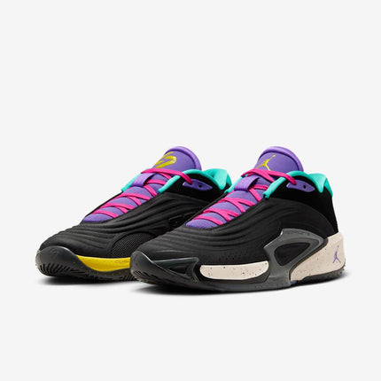 Men's Air Jordan Luka 4 Black Hyper Jade Shoes
