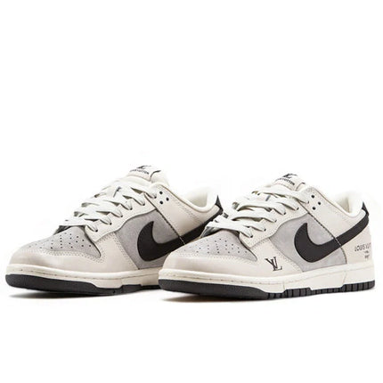 Men's SB Dunk Low x Louis Vuitton Grey Black Sneakers