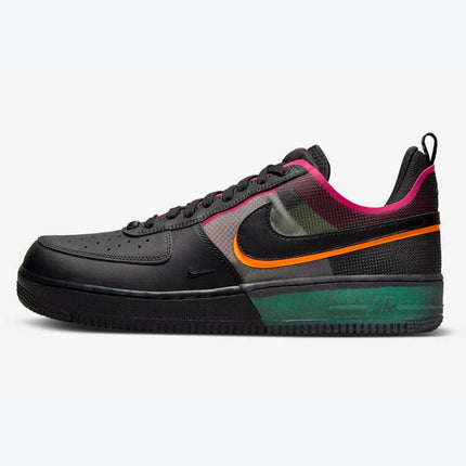 Men's Nike Air Force 1 Black Neon Shoes