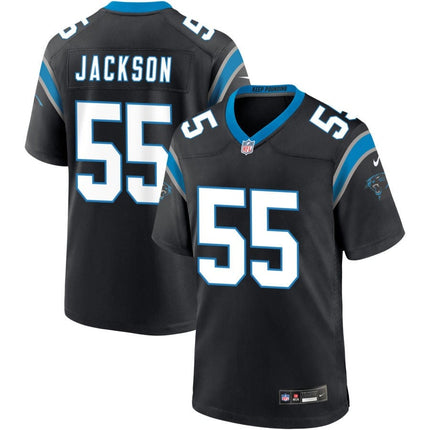 Cam Jackson Carolina Panthers 2025 Game Jersey - Black